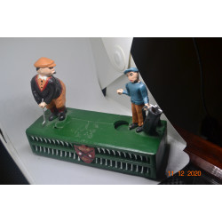 Antique Golf Piggy Bank
