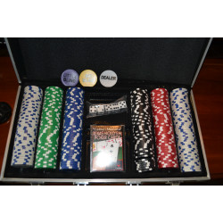 Complete Texas Hold'Em Set with Aluminum Case