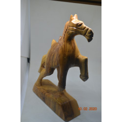 Hand Carved Horse Signed