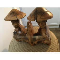 Asian Bamboo Bookends