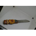 Very unique and rare hand made Ceramic Sheath and knife Handle.