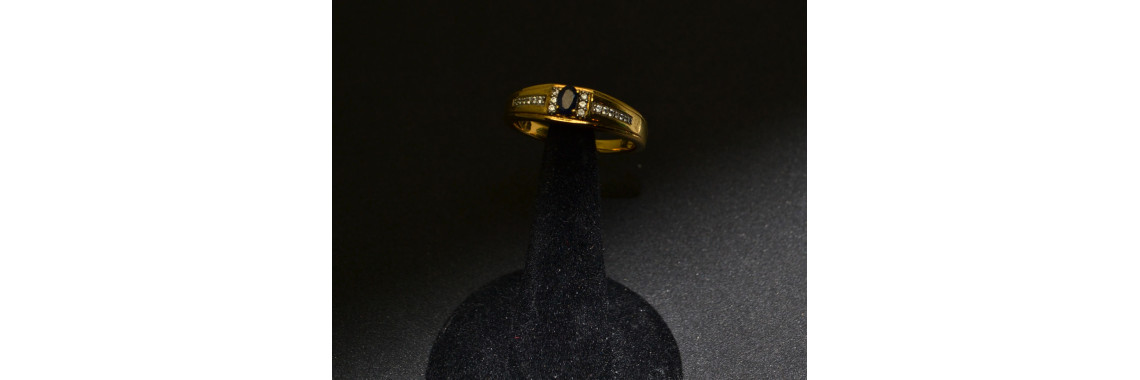 Mens Blue Sapphire