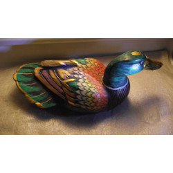 Colourful Wood Decoy Duck