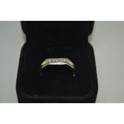 Luxuriant Lab grown Diamond [G-H 51] Mens ring in Rhodium