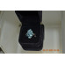 Madagascar Paraiba Apatite (ovl) Ring in Platinum overlay Sterling Silver Nickel free - Size 7 TGW 4.00 Cts.