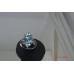 Madagascar Paraiba Apatite (ovl) Ring in Platinum overlay Sterling Silver Nickel free - Size 7 TGW 4.00 Cts.